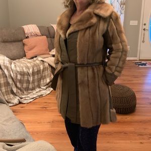 Genuine Fur Coat from Exclusive Furrier - SIZE S